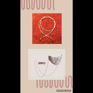 Beaded facemask chain